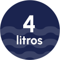 Capacidad depósito de agua fría