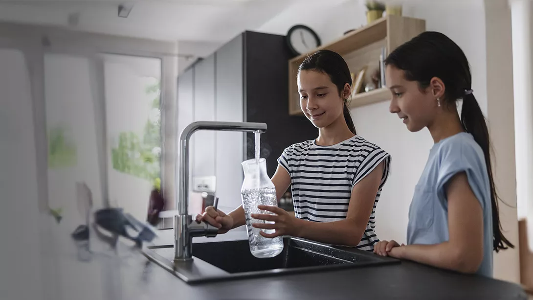 Disfruta de agua purificada